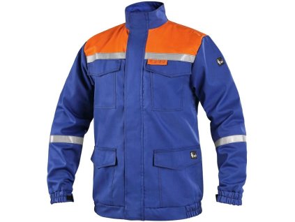 Blůza CXS ENERGETIK MULTI 9043 II, pánská, modro-oranžová (Velikost 48)