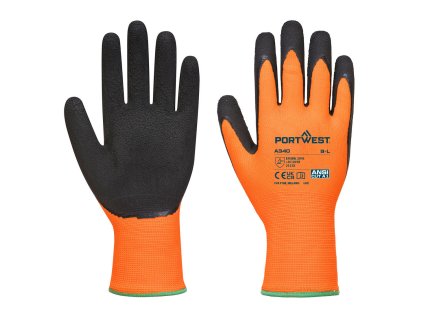 Grip 13 Latex Foam Hi-Vis Glove (Barva Orange/Black, Velikost L)