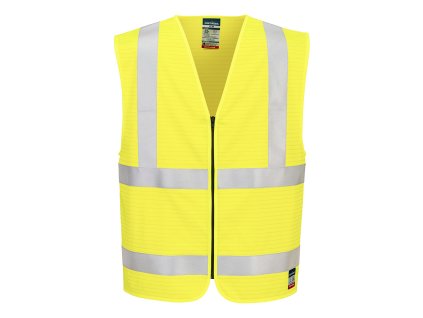 Bizflame Hi-Vis FR Zip Vest
