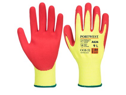 Vis-Tex Cut D13 Nitrile Glove (Barva Yellow/Red, Velikost L)