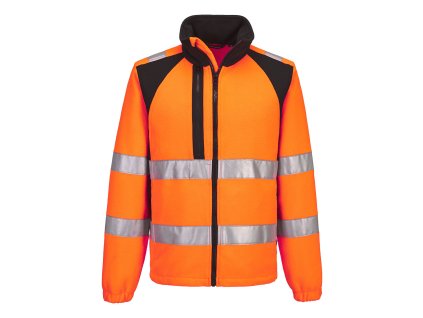 WX2 Eco Hi-Vis Fleece (Barva Orange/Black, Velikost 4XL)