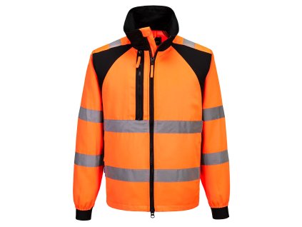 WX2 Eco Hi-Vis Work Jacket (Barva Orange/Black, Velikost 4XL)