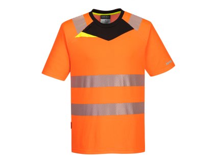 DX4 Hi-Vis T-Shirt S/S (Barva Orange/Black, Velikost 4XL)