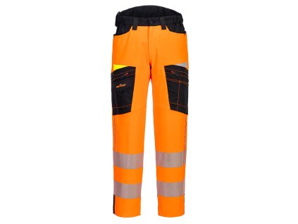 DX4 Hi-Vis Service Trousers (Barva Orange/Black, Velikost 28)