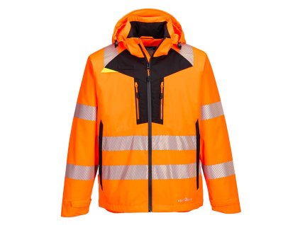 DX4 Hi-Vis Rain Jacket (Barva Orange, Velikost 4XL)