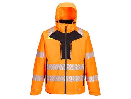 DX4 Hi-Vis 4-in-1 Jacket (Barva Orange/Black, Velikost 4XL)