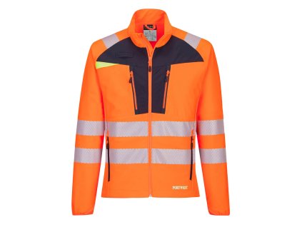 DX4 Hi-Vis Lightweight Stretch Work Jacket (Barva Orange/Black, Velikost 4XL)