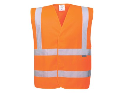 Eco Hi-Vis Vest (10 Pack) (Barva Orange, Velikost 4X/5X)