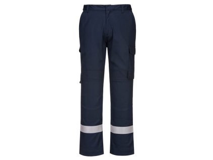 Bizflame Work Lightweight Stretch Panelled FR Trousers (Barva Navy, Velikost L)