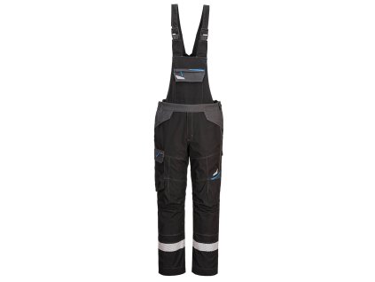 WX3 Modaflame Work FR Bib and Brace (Barva Black, Velikost L)