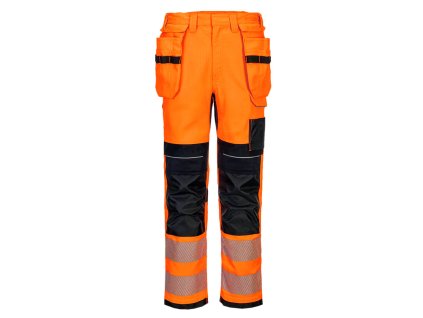 PW3 Modaflame Work HVO FR Holster Trousers (Barva Orange/Black, Velikost 28)