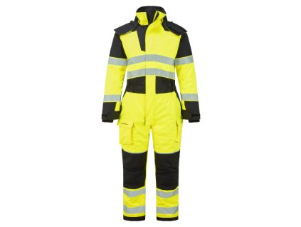 PW3 Modaflame Rain+ Hi-Vis Multi-Norm FR Winter Coverall (Barva Yellow/Black, Velikost L)