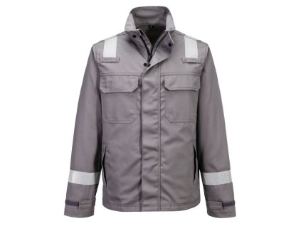 Bizflame Work+ FR Jacket (Barva Grey, Velikost L)