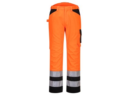 PW2 Hi-Vis Service Trousers (Barva Orange/Black, Velikost 28)
