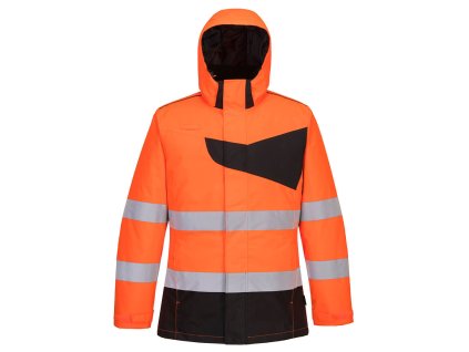 Hi-Vis Winter Jacket (Barva Orange/Black, Velikost 4XL)