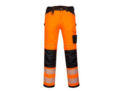 PW3 Hi-Vis Work Trousers (Barva Orange/Black, Velikost 28)