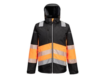 PW3 Hi-Vis Class 1 Winter Jacket (Barva Orange/Black, Velikost 4XL)