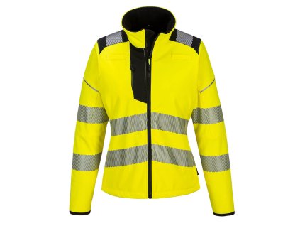 PW3 Hi-Vis Women's Softshell (3L) (Barva Yellow/Black, Velikost L)
