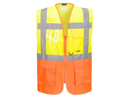 Prague Hi-Vis Executive Vest (Barva Yellow/Orange, Velikost L)
