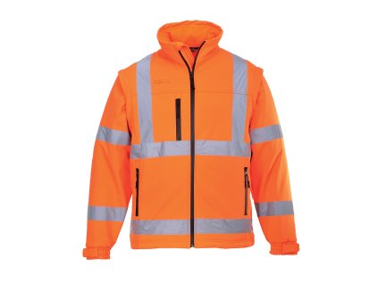Hi-Vis 2-in-1 Softshell (3L) (Barva Orange, Velikost 4XL)