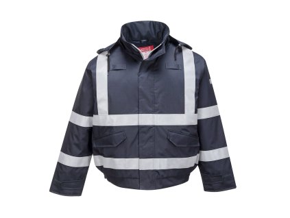 Bizflame Rain FR Winter Bomber Jacket (Barva Navy, Velikost 4XL)
