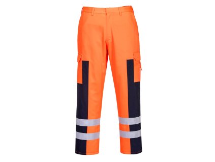 Hi-Vis Ballistic Service Trousers (Barva Orange/Navy, Velikost L)