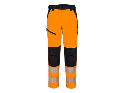 PW3 Hi-Vis Women's Stretch Trouser (Barva Orange/Black, Velikost L)