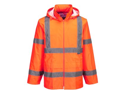 Hi-Vis Rain Jacket (Barva Orange, Velikost 4XL)