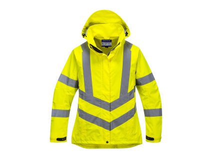 Hi-Vis Women's Breathable Rain Jacket (Barva Yellow, Velikost L)