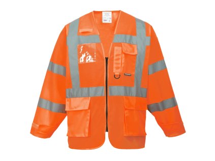 Hi-Vis Executive Jacket (Barva Orange, Velikost XXXL)