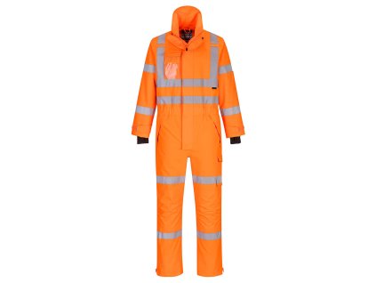 Hi-Vis Extreme Rain Coverall (Barva Orange, Velikost L)