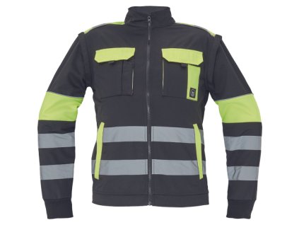 MAX VIVO RFLX bunda (Barva černá/žlutá, Velikost 44)