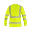 Tričko CXS OLDHAM, dlouhý rukáv, výstražné, pánské, žluté (Velikost S)