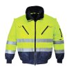 Hi-Vis 3-in-1 Contrast Pilot Jacket (Barva Orange/Navy, Velikost 4XL)