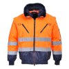Hi-Vis 3-in-1 Contrast Pilot Jacket (Barva Orange/Navy, Velikost 4XL)