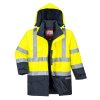 Bizflame Rain Hi-Vis Constrast FR Jacket (Barva Orange/Navy, Velikost L)