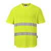 Hi-Vis Cotton Comfort Mesh Insert T-Shirt S/S (Barva Orange, Velikost L)