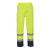 Hi-Vis Contrast Classic Rain Trousers (Barva Orange/Navy, Velikost L)