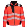 PW3 Hi-Vis Softshell (3L) (Barva Orange/Black, Velikost 4XL)