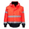 Hi-Vis 3-in-1 Contrast Bomber Jacket (Barva Orange/Navy, Velikost 4XL)