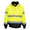 Hi-Vis 3-in-1 Contrast Bomber Jacket (Barva Orange/Navy, Velikost 4XL)