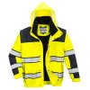 Hi-Vis 3-in-1 Contrast Winter Bomber Jacket (Barva Orange/Black, Velikost 4XL)