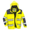 Hi-Vis 3-in-1 Contrast Winter Bomber Jacket (Barva Orange/Black, Velikost 4XL)