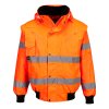 Hi-Vis 3-in-1 Bomber Jacket (Barva Orange, Velikost L)