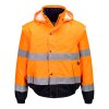 Hi-Vis 2-in-1 Contrast Bomber Jacket (Barva Orange, Velikost 4XL)