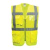 Madrid Hi-Vis Half Mesh Executive Vest (Barva Orange, Velikost L)
