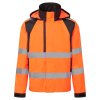 WX2 Eco Hi-Vis Rain Jacket (Barva Orange/Black, Velikost L)
