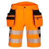 DX4 Hi-Vis Holster Pocket Shorts (Barva Orange/Black, Velikost 30)