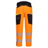 DX4 Hi-Vis Service Trousers (Barva Orange/Black, Velikost 28)