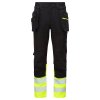 DX4 Hi-Vis Class 1 Detachable Holster Pocket Craft Trousers (Barva Orange/Black, Velikost 28)